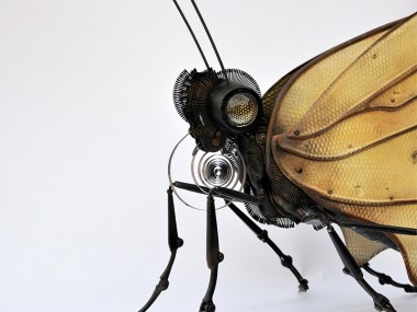 martinet – Butterfly. 25″ x 14″ x 22″ / steampunk sculpture art