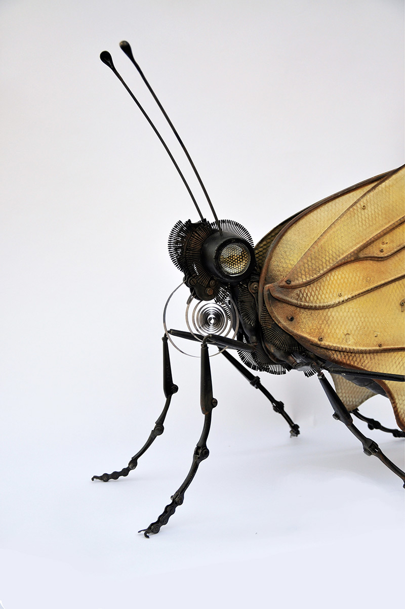 martinet – Butterfly. 25″ x 14″ x 22″ / steampunk sculpture art