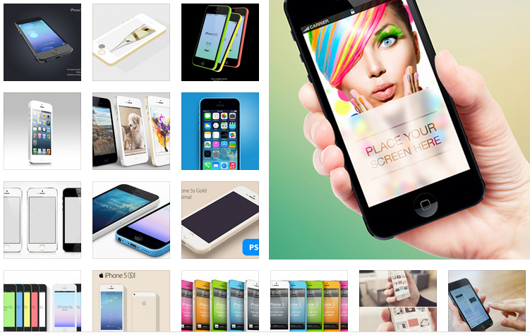 50+ Free iPhone Mock Up PSD Templates