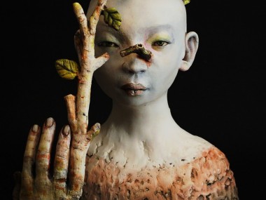 Clay & Persimmons – Sculpture figurative – in my solitude