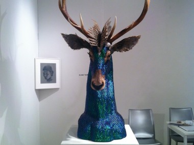 Enrique Gomez de Molina – Taxidermy Hybrid Sculptures – Cerf face