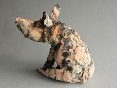 Gaynor Ostinelli – cochon – sculpteur ceramiste