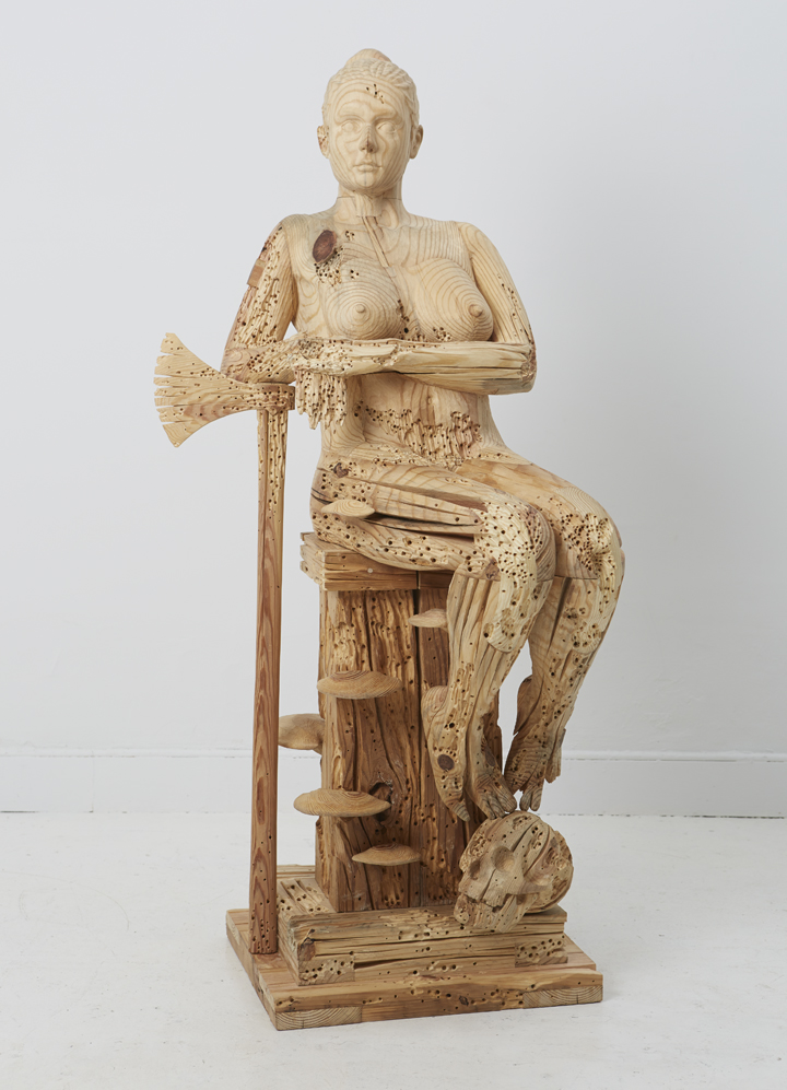Morgan Herrin – Boudica sculpture / Wood sculptures