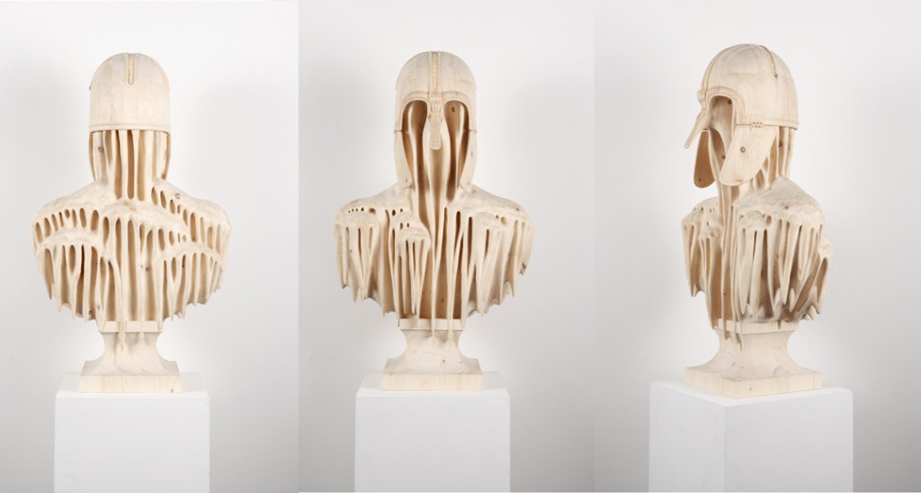 Morgan Herrin - coppergate_three-sides_l / Wood sculptures