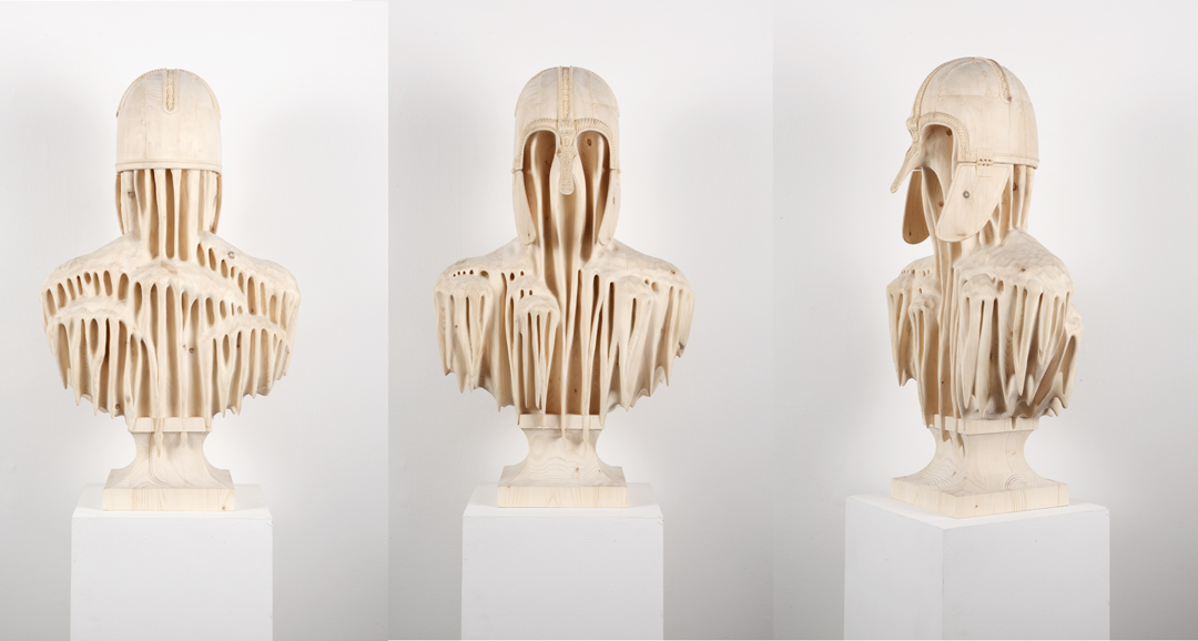 Morgan Herrin – coppergate_three-sides_l / Wood sculptures