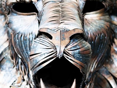 Selçuk Yılmaz – Lion face – Steampunk sculpture