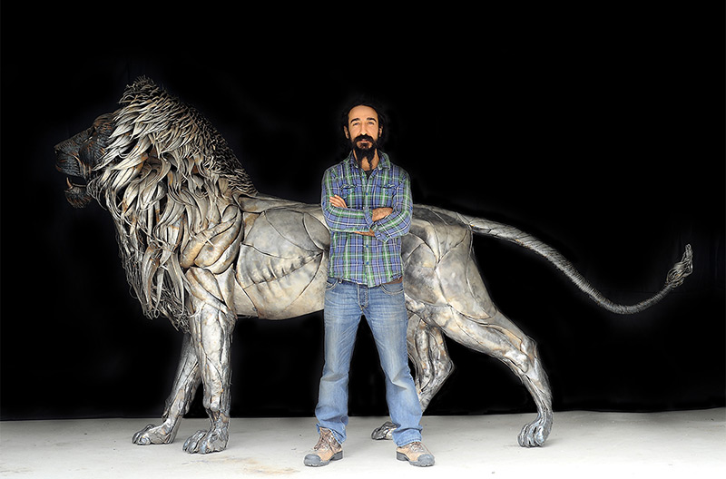 Selçuk Yılmaz - Portrait with Lion