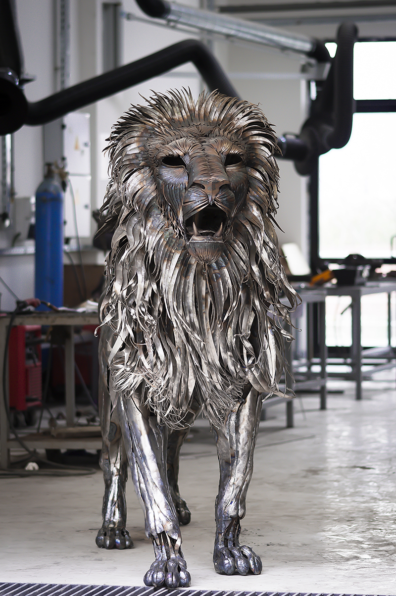Selçuk Yılmaz – the Lion – Steampunk sculpture