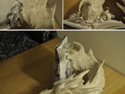 Smaug-dragon fartoomanyideas - Paper-ART Sculpture - Seigneur des anneaux