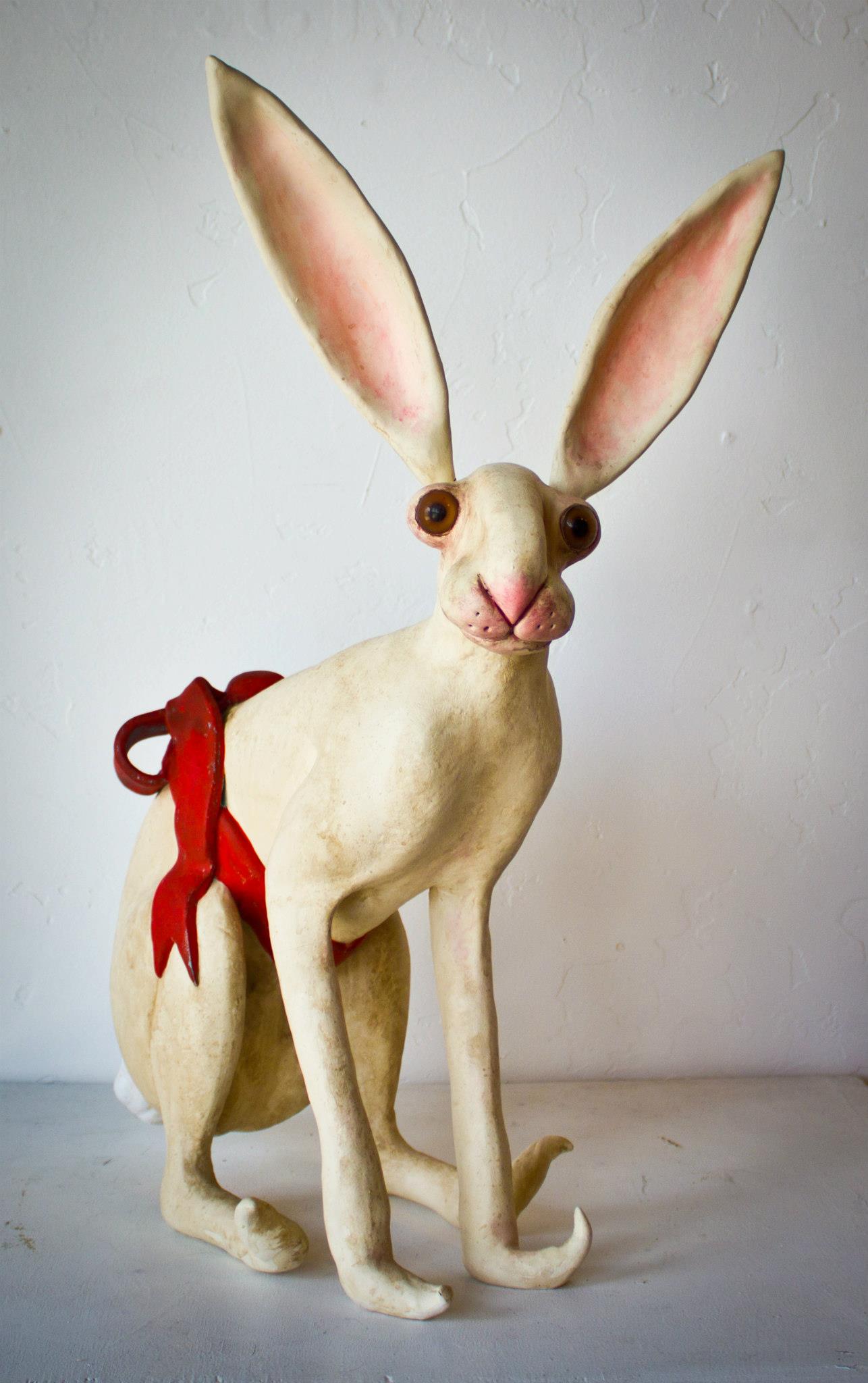 Valency Genis – Bestiaire : sculpture lapin, bunny