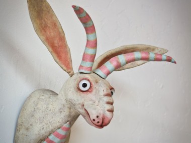 Valency Genis – Rolfe – Epoxy clay, glass, wood, and acrylic
