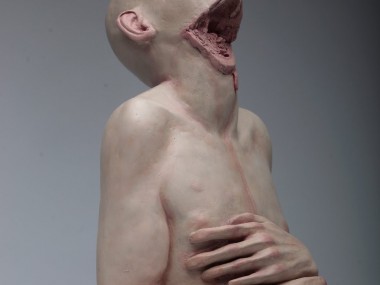 Richard Stipl – Heretic III, clay and shellac, – 2011 – sculptures