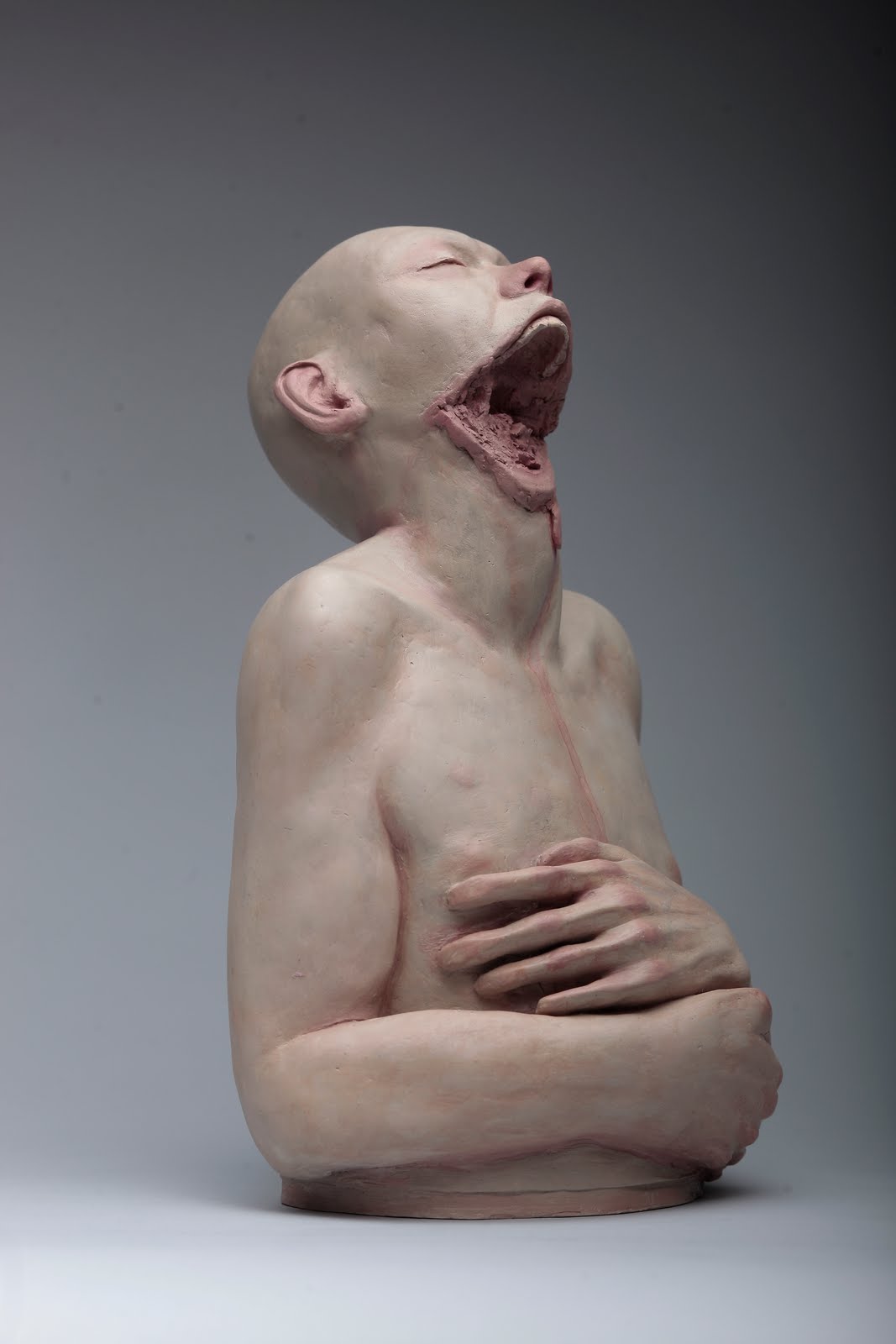 Richard Stipl – Heretic III, clay and shellac, – 2011 – sculptures