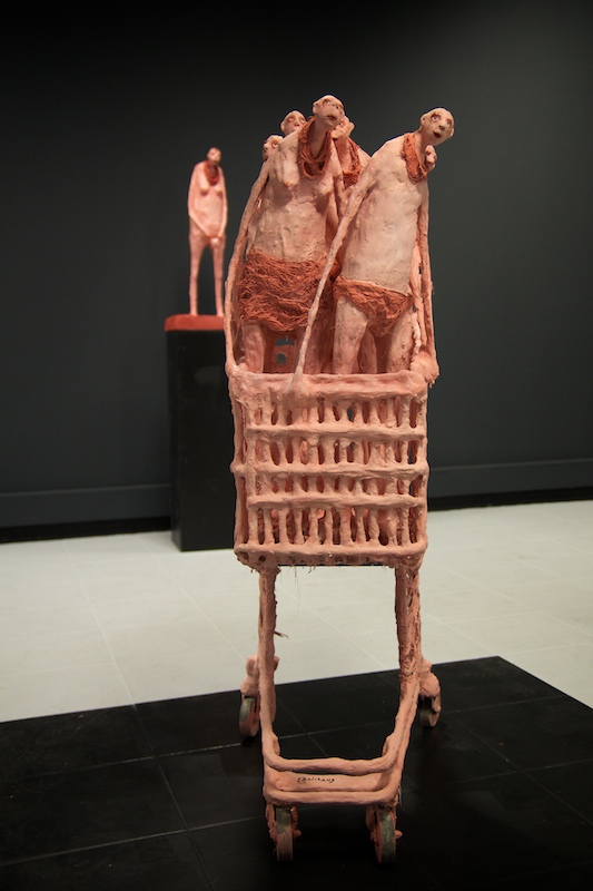 Sandrine Brillaud – sculptures figuratives – caddie