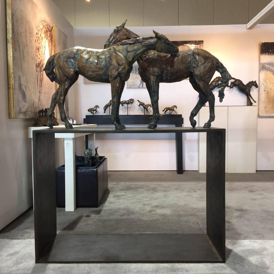 Stephanie Revennaugh – horses sculpture