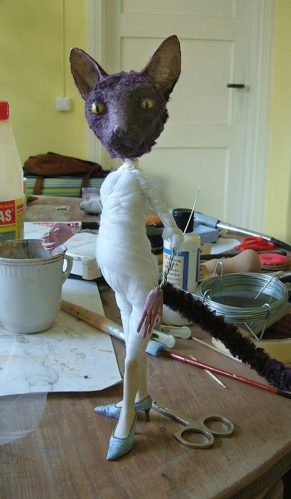 Tireless Artist – Art dolls / in progress