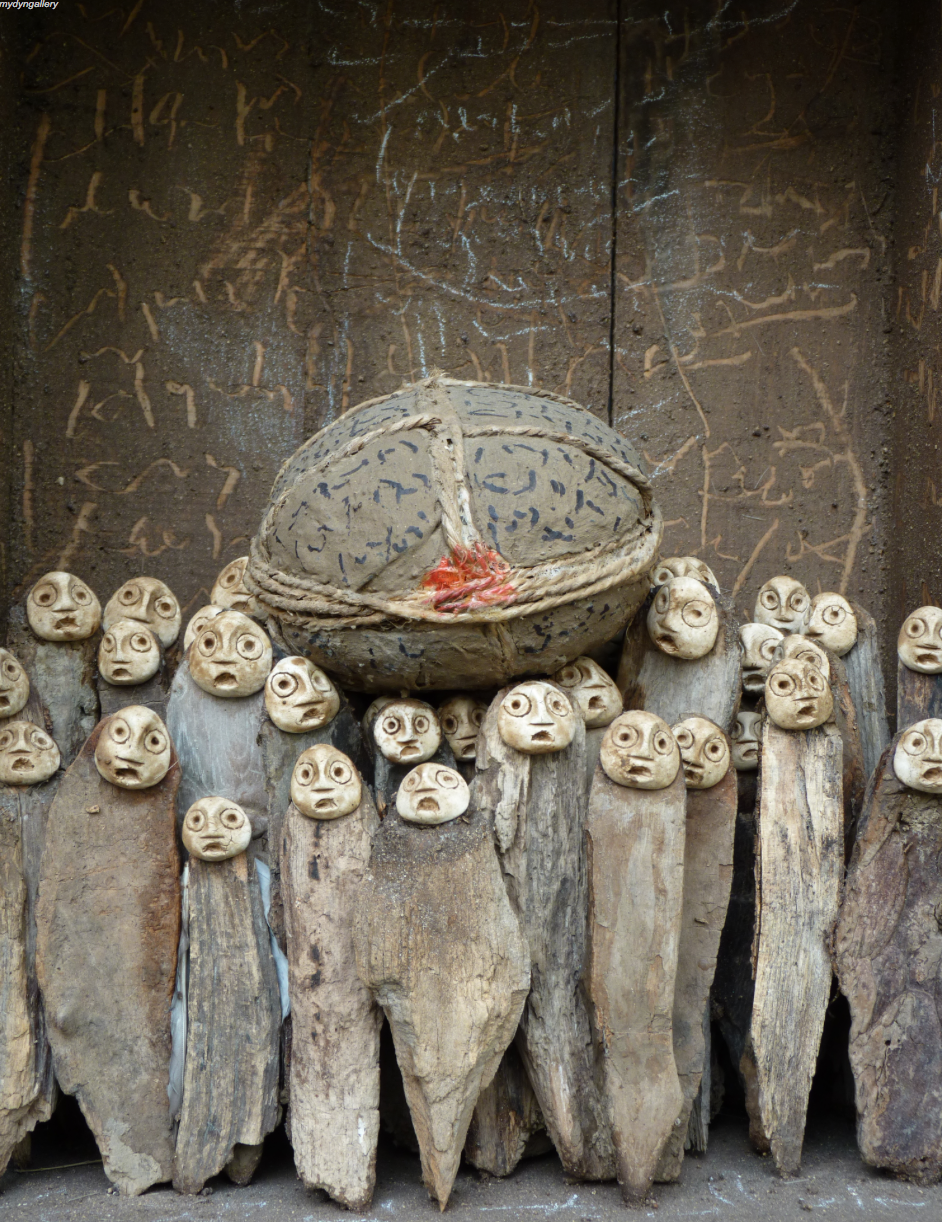 jephan de villiers – Sculptures – L’humanite / Sculptures matieres naturelles