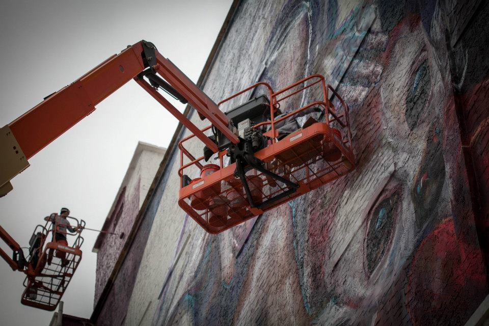 Herakut – paintings – miami /  Street artist