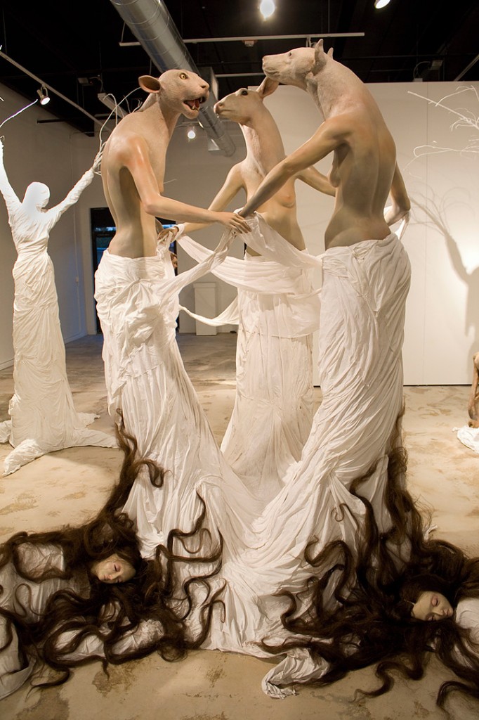 Leah Brown sculptures - Borderland