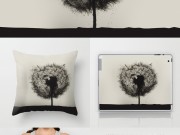 Dandelion birds -V2 / Print photographic, t-shirt, coussin, ipad, iphone, rugs, tapis