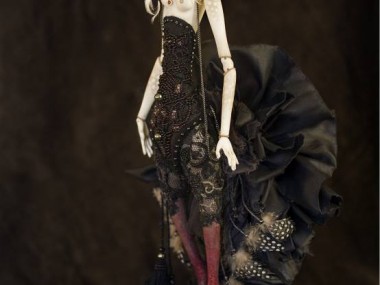 Dorote Zaukaite – Black Siren dolls mixed media