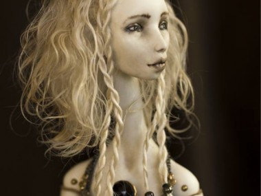 Dorote Zaukaite – Black Siren dolls mixed media