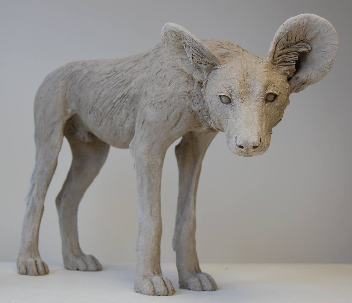 Nick Mackman – Painted dog sculpture