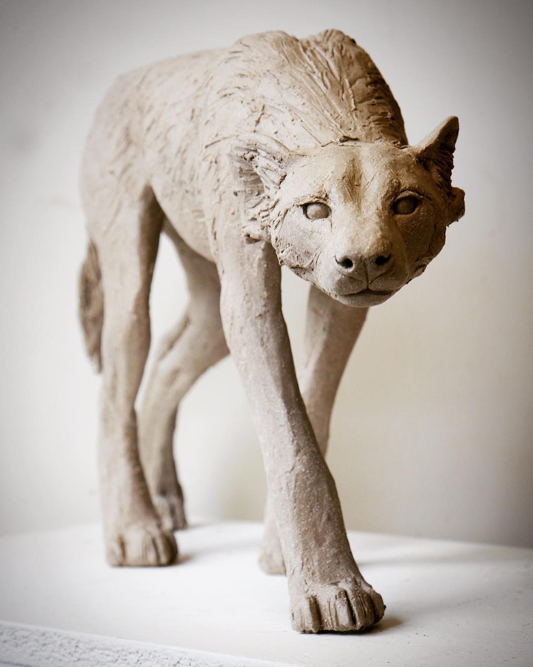 Nick Mackman sculpture – Wild dog sculpture