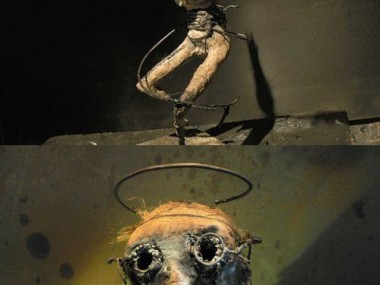 Olivier de Sagazan – Macabre sculptures