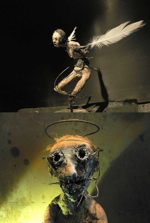 Olivier de Sagazan – Macabre sculptures