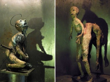 Olivier de Sagazan – Macabre sculptures
