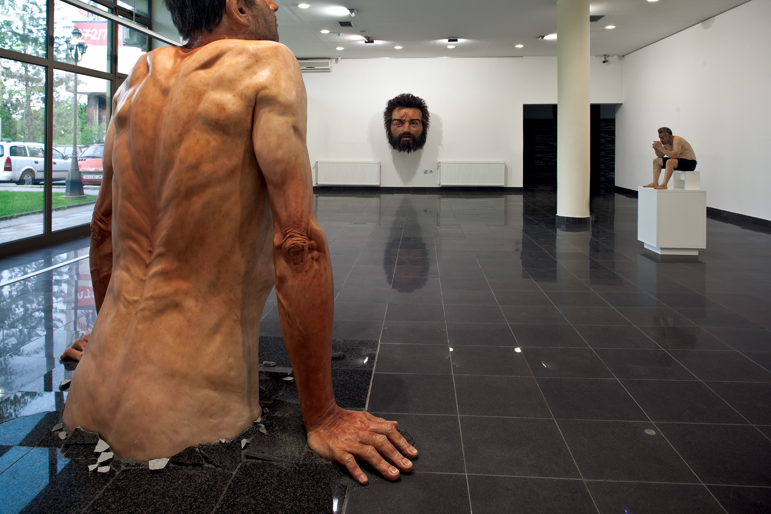 Zarko Baseski – Ordinary man – sculptures hyperrealiste