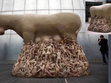 revisited Romulus and Remus – Artist Liu Qiang – sculpture (China)