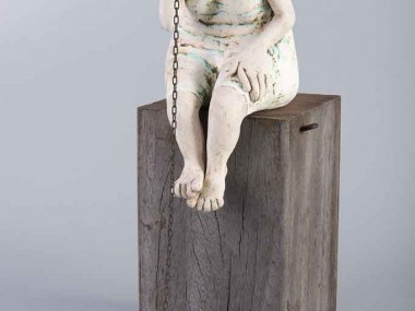 Ans Vink – Pulling The Plug / sculptures figuratives (Pays-bas)