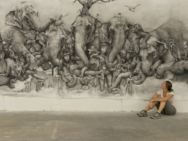 Adonna portrait – fresques murales