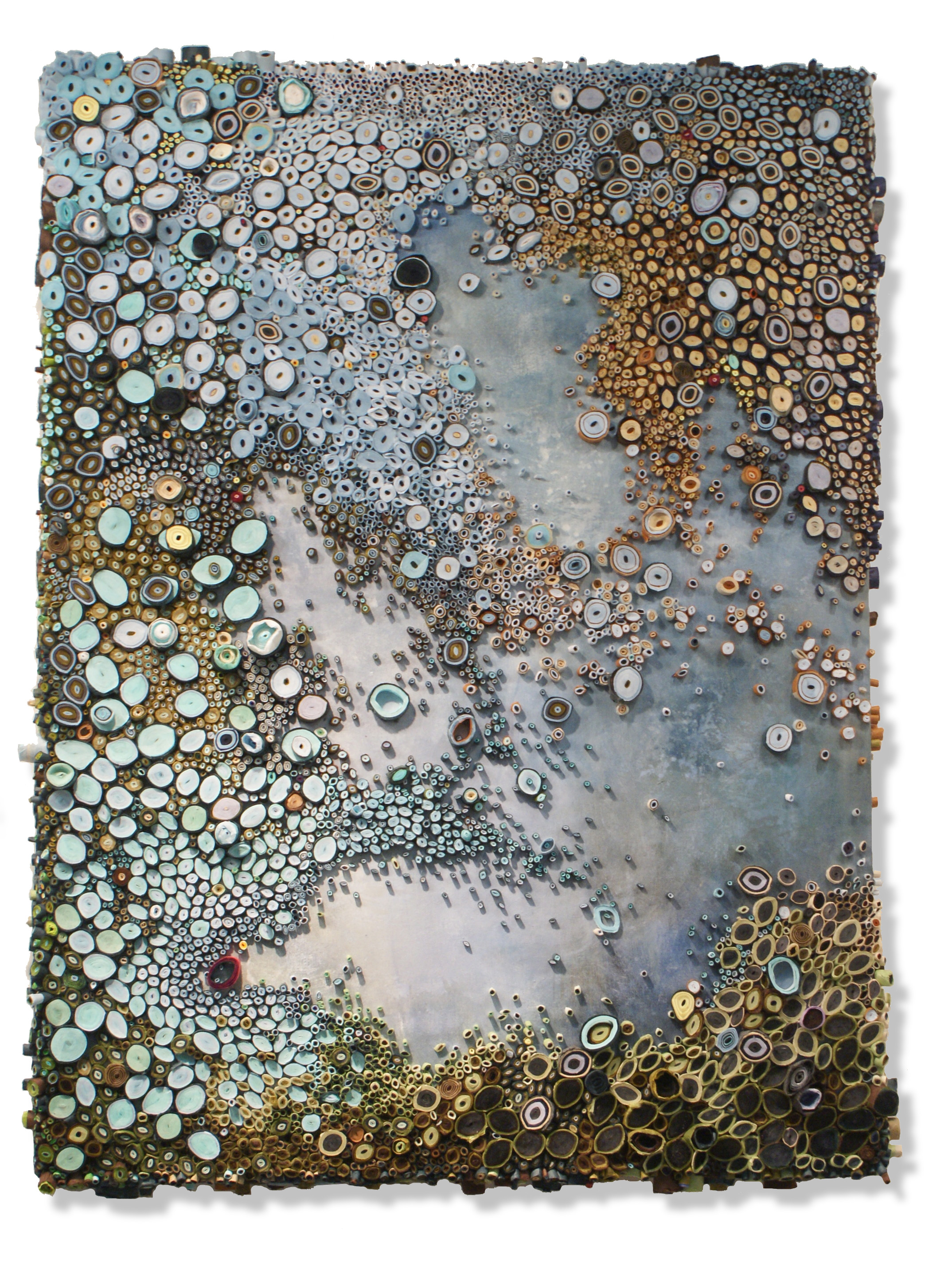 Amy Genser – Prince of Tides / Dimensional paper collages