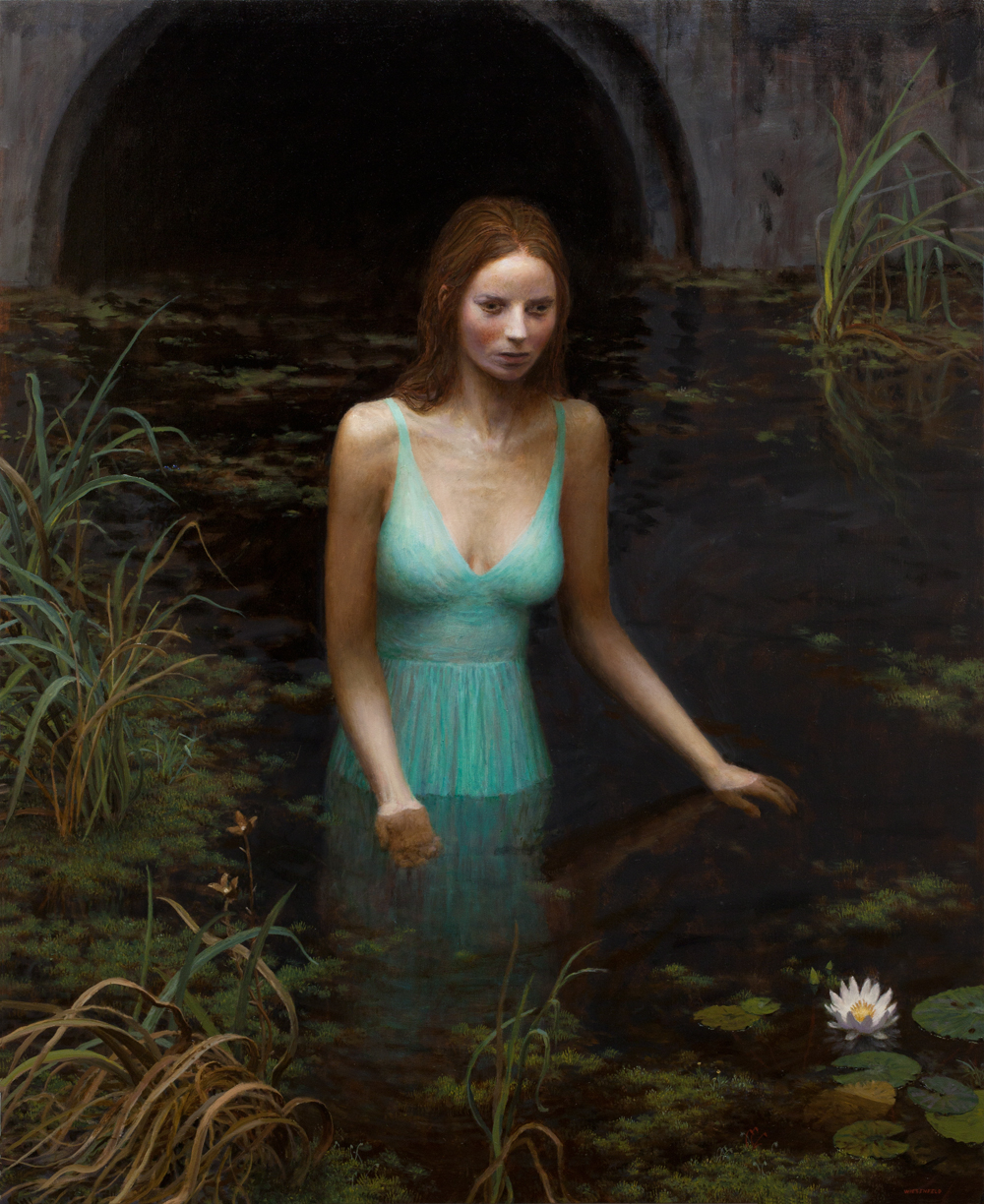 Aron Wiesenfeld – The Source – oil on canvas, 50 x 40 inches, 2012