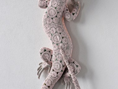 Joana Vasconcelos – Lezard sculpture dentelles Art