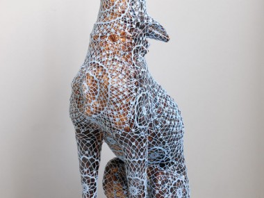 Joana Vasconcelos – Wolf sculpture dentelles Art