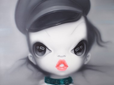 Wang Zhijie – little girl – 180×150 – oil on canvas