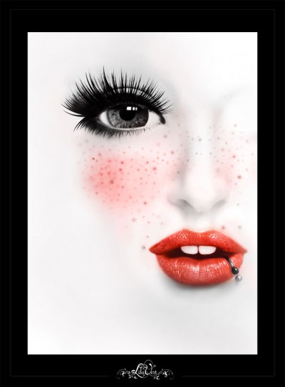 Kiss me – Digital illustration – LilaVert