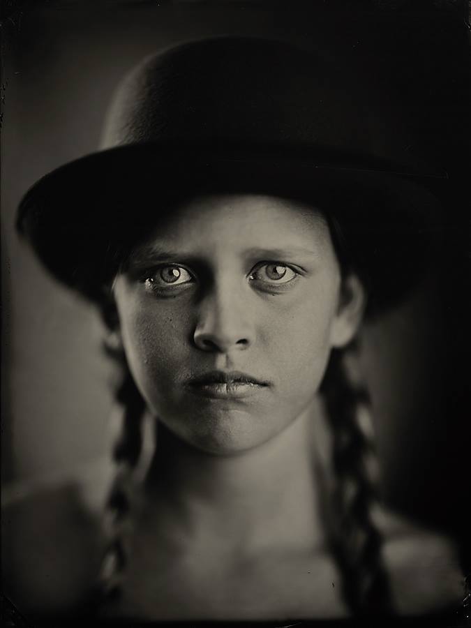 Alex Timmermans – Melanie – Tintype – Hermagis petzval 18″ – f 4.5