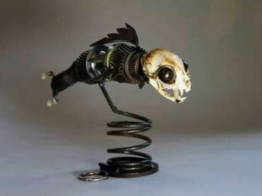 Brett Mcdanel – Catfish – sculptures steampunk