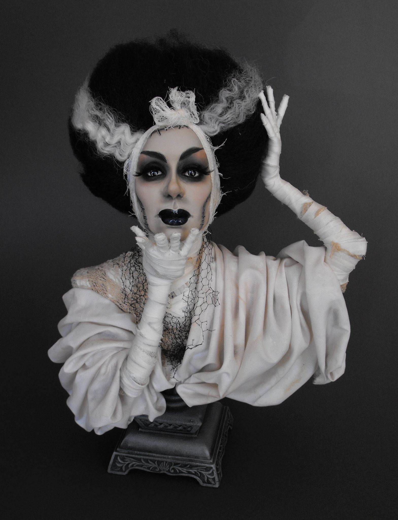 Dustin Poche – The Bride of Frankenstein Art doll