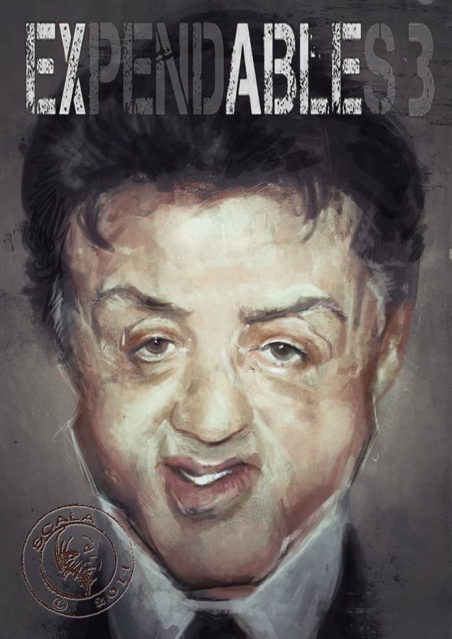 Eric scala – illustrations digital art – stallone