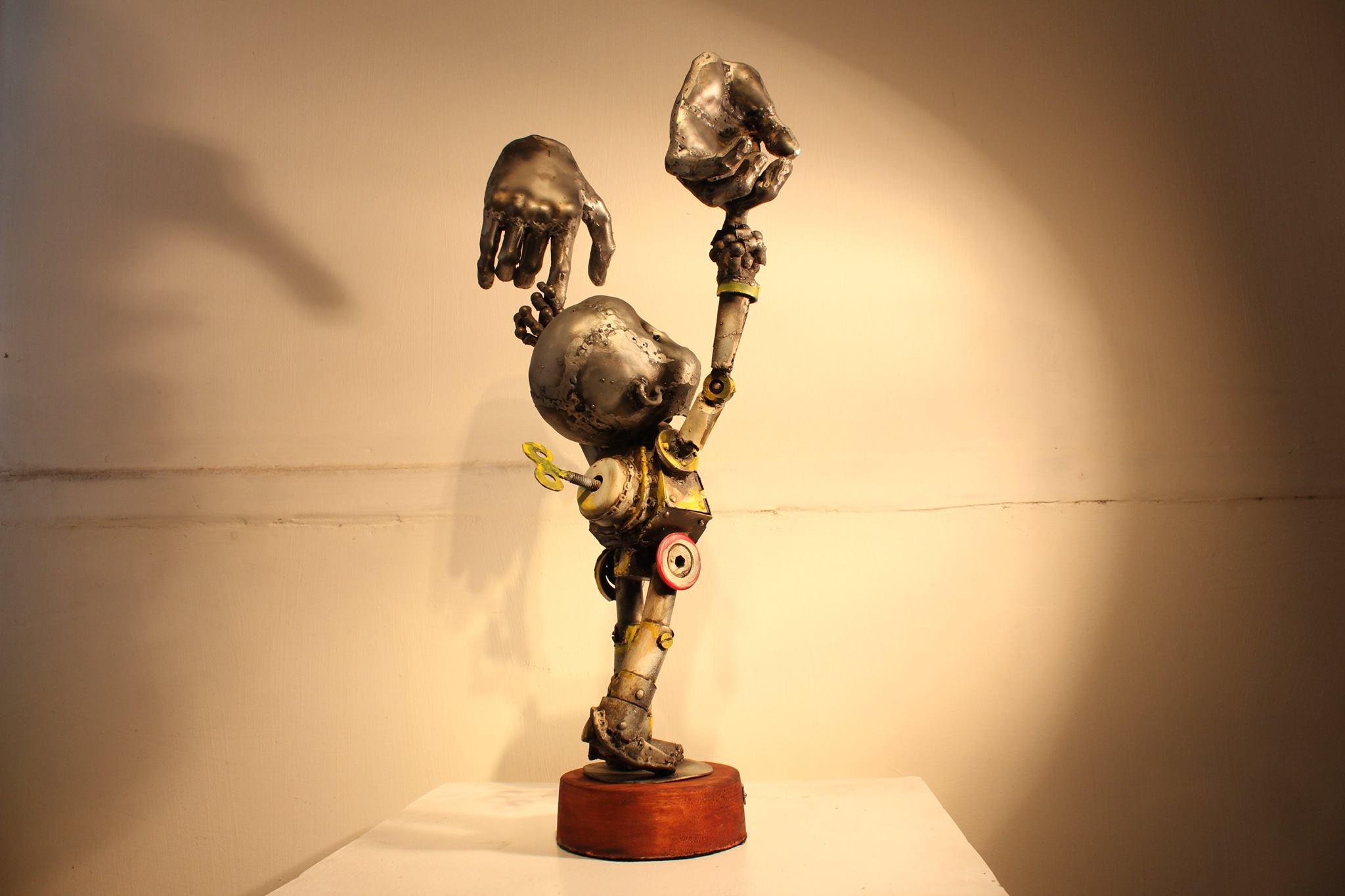 Guillermo Rigattieri Steampunk sculpture Primeros días