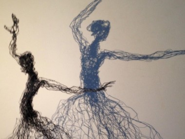 Magic Wire mesh sculpture by Pauline Ohrel