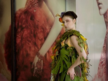 Nicole Dextras – Little Green Dress Projekt – couture nature écologique et durable – Mode nature