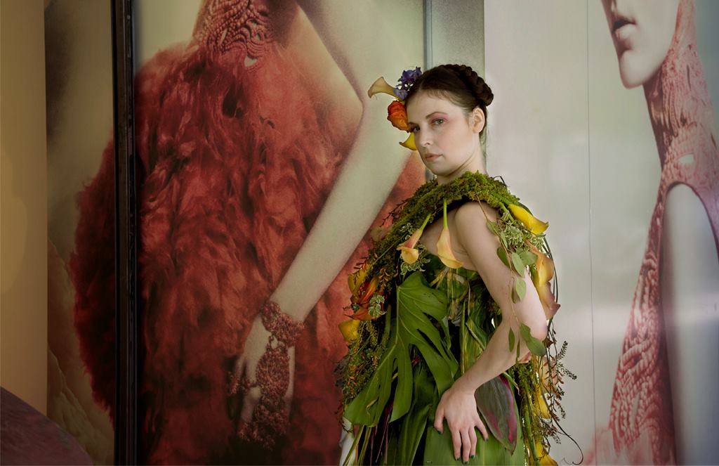 Nicole Dextras – Little Green Dress Projekt – couture nature écologique et durable – Mode nature