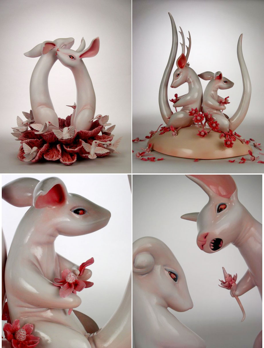 Rebekah Bogard – Earthenware-oil-paint-underglaze-glaze